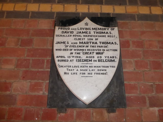 File:St Peter ad Vincula, Tibberton, memorial (ii) - geograph.org.uk - 4879042.jpg