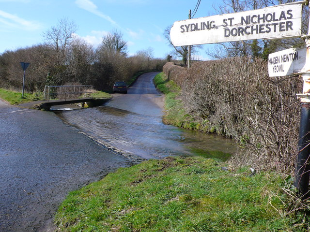 File:Sydling St Nicholas ford - geograph.org.uk - 724363.jpg