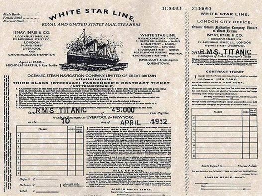 File:Ticket for the Titanic, 1912.jpg