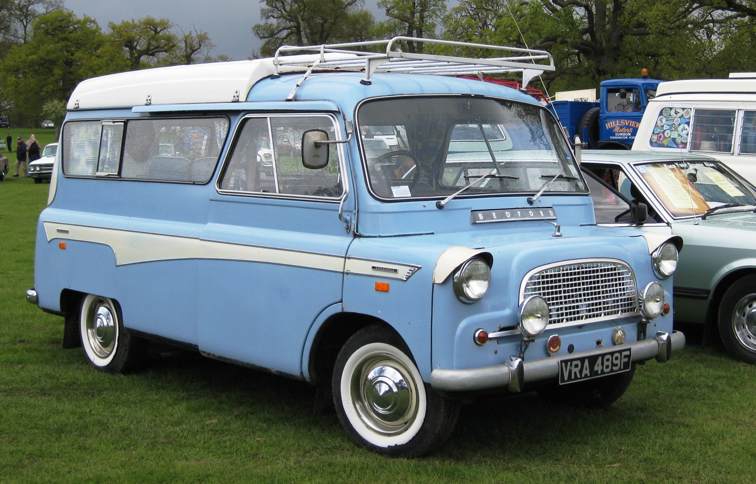 Bedford CA Camper Van with extending roof