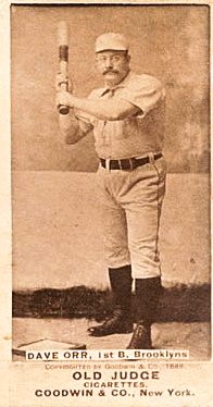 <span class="mw-page-title-main">Dave Orr</span> American baseball player (1859–1915)