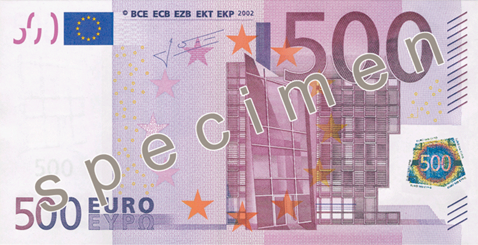 Banconota 10 Euro Serie Europa BCE EU 