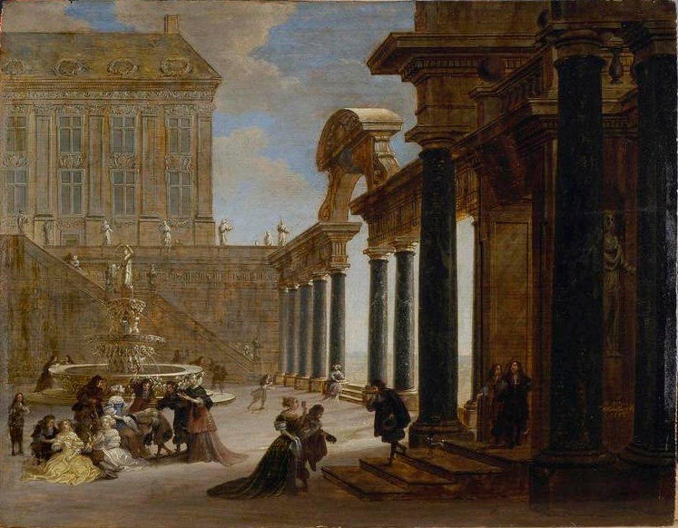 File:Hieronymus Janssens, Wilhelm Schubert van Ehrenberg - The game of "Main Chaude" in the courtyard of a palace.jpg