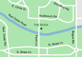 <span class="mw-page-title-main">The Rock (Michigan State University)</span> Feature on Michigan State University campus