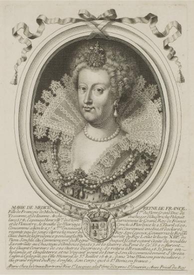 Marie de Médicis, Queen of France by Nicolas de Larmessin.jpg