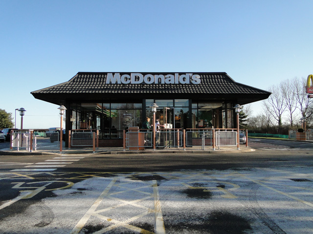 File:McDonald's near the BP filling station on the A47 - geograph.org.uk - 2226194.jpg