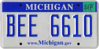 michigan license plate sticker colors 2017
