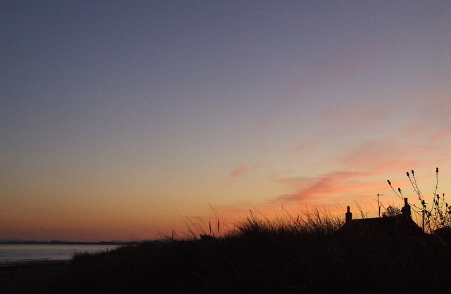 File:Shoreline at sunset - geograph.org.uk - 571885.jpg