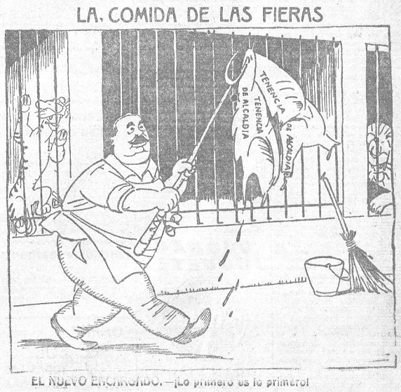 La comida de las fieras, 24 de marzo de 1922.