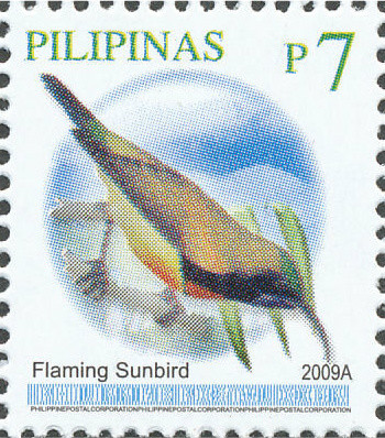 File:Aethopyga flagrans 2009 stamp of the Philippines.jpg