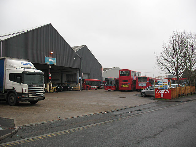 File:Arriva bus depot, Dartford - geograph.org.uk - 2277983.jpg