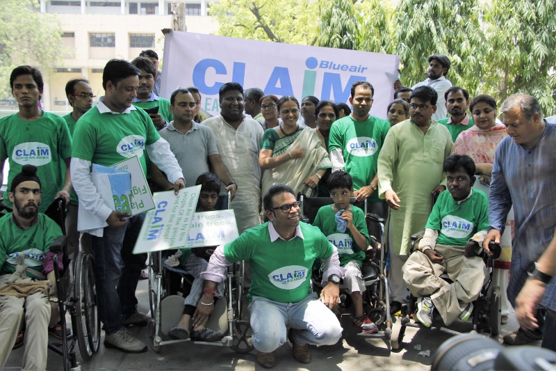 File:Clean Air India Movement (ClAIM), the country’s biggest awareness programme against air pollution.jpg
