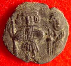 Konstans II. mit seinem Sohn Konstantin