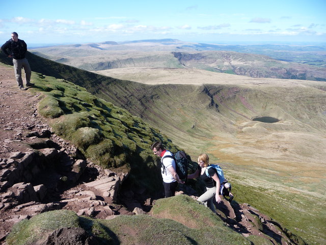 File:Easter Saturday on Pen y Fan - geograph.org.uk - 1247657.jpg