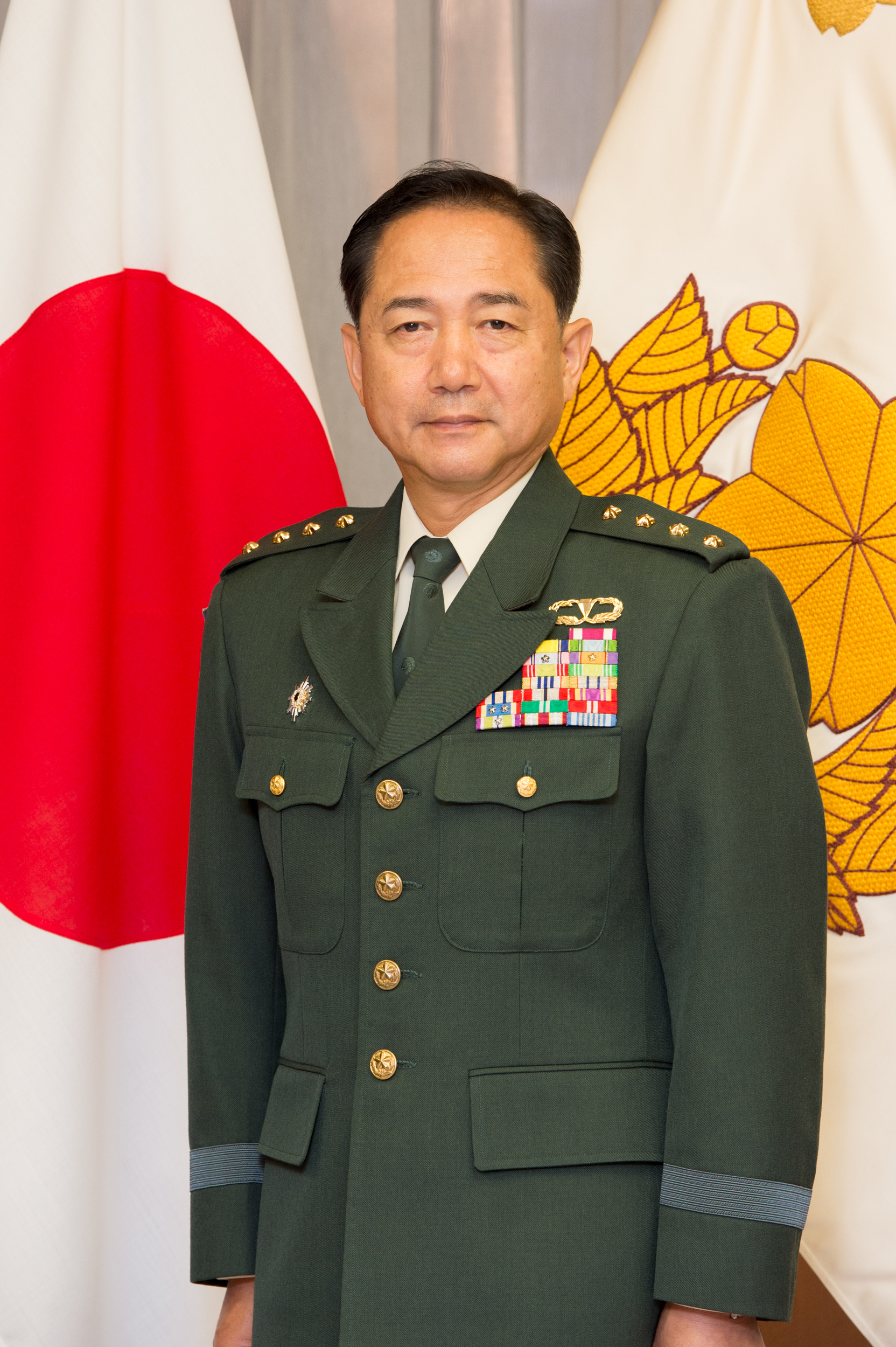 General Yamazaki as [[Japan Ground Self-Defense Force|JGSDF]] Chief