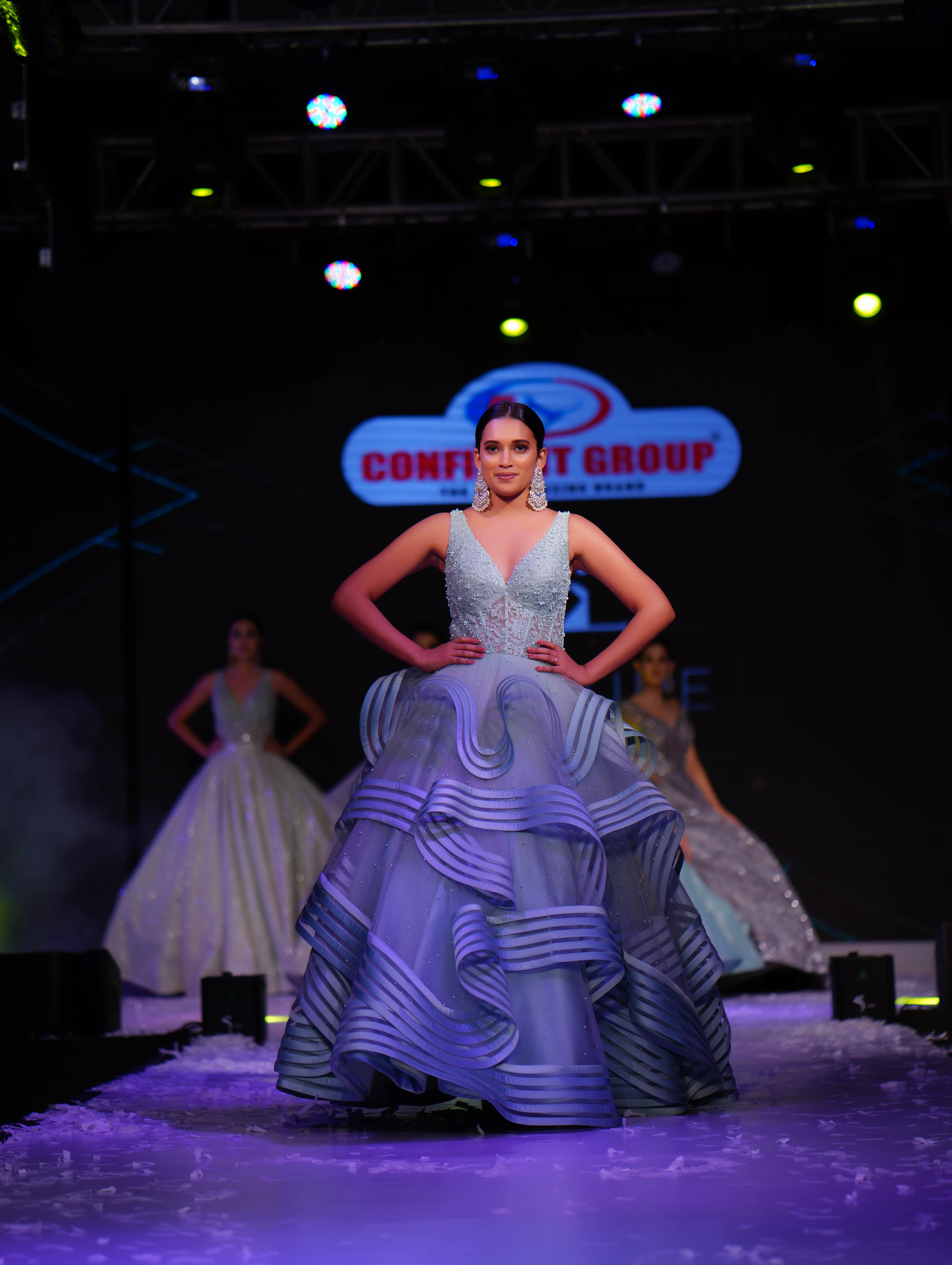 Shehnaaz Gill walks ramp in gown, does gidda. Watch - Hindustan Times