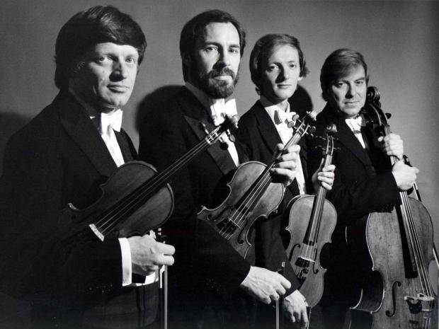 The Lindsays. From left to right: Peter Cropper, Ronald Birks, Robin Ireland and Bernard Gregor-Smith