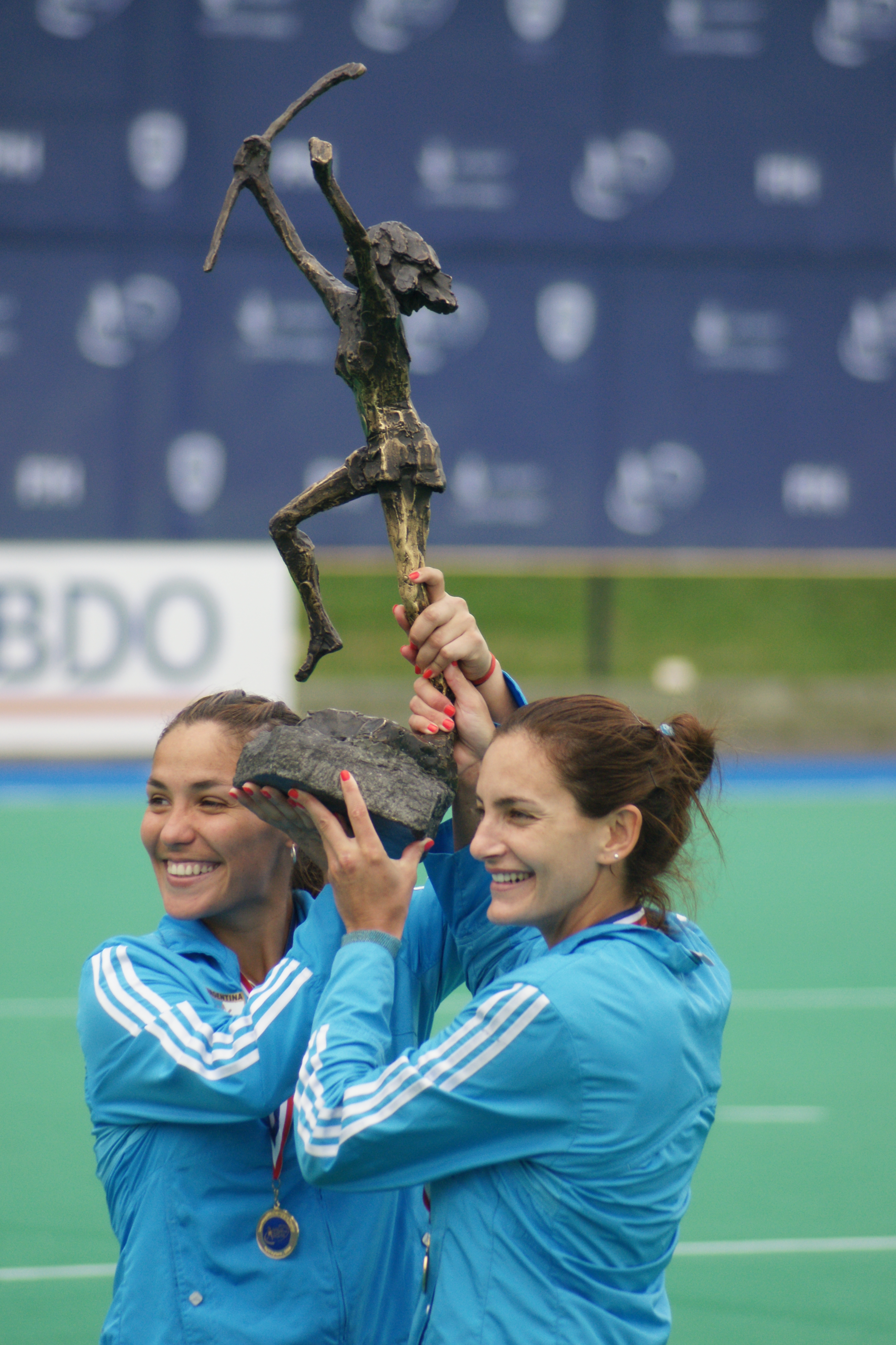 World's best female field hockey player, Argentine flag bearer at