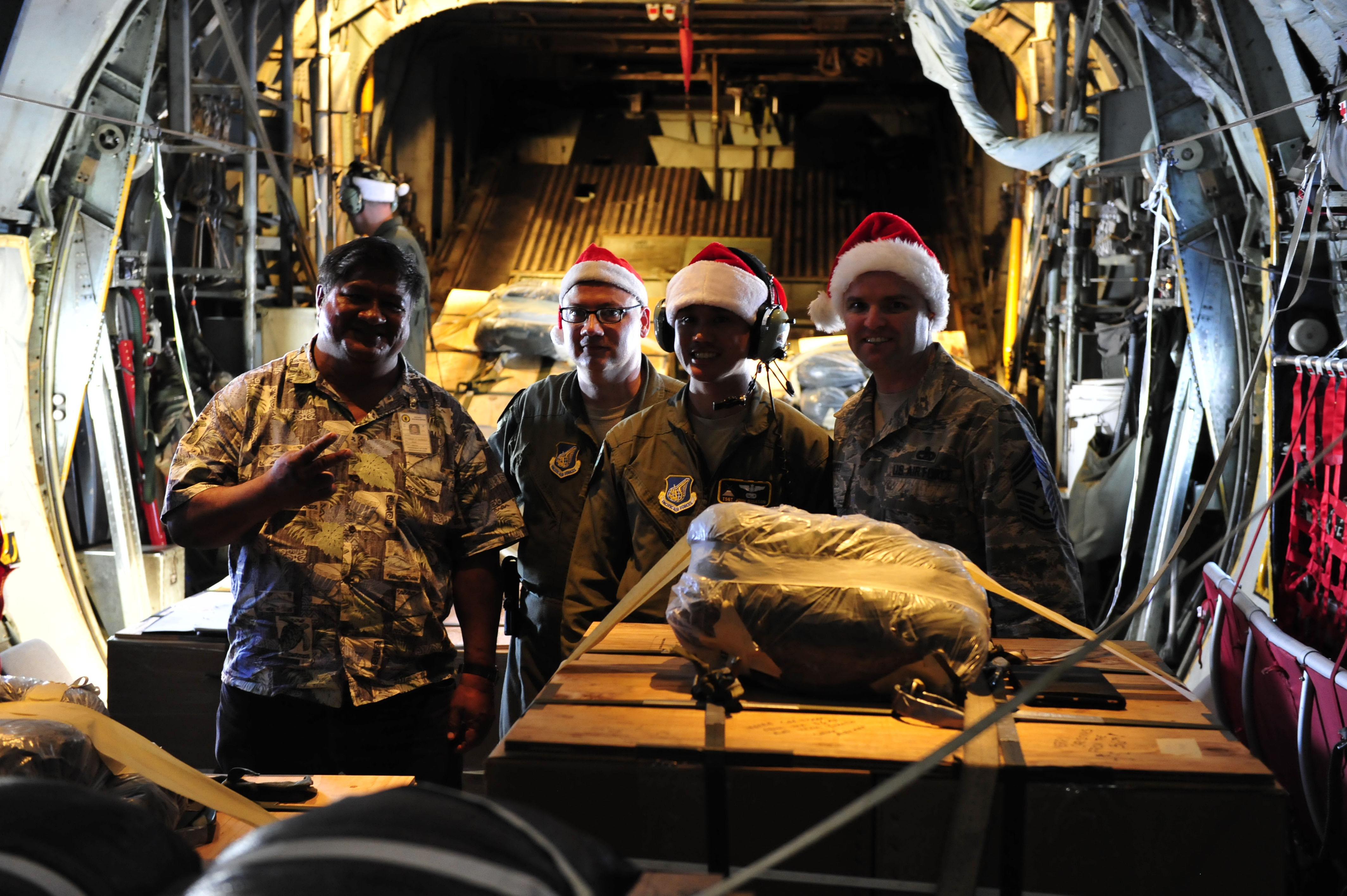 Operation christmas drop. 141209 Cargo.