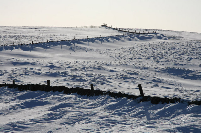 File:Snow drifts at Killhope Cross - geograph.org.uk - 1136213.jpg