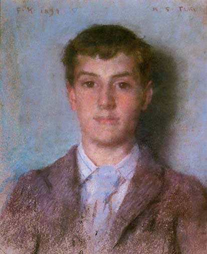 File:Tuke - Frank Hird - a commission for Lord Ronald Gower - colored chalks (29 x 24 cm.), 1894.jpg