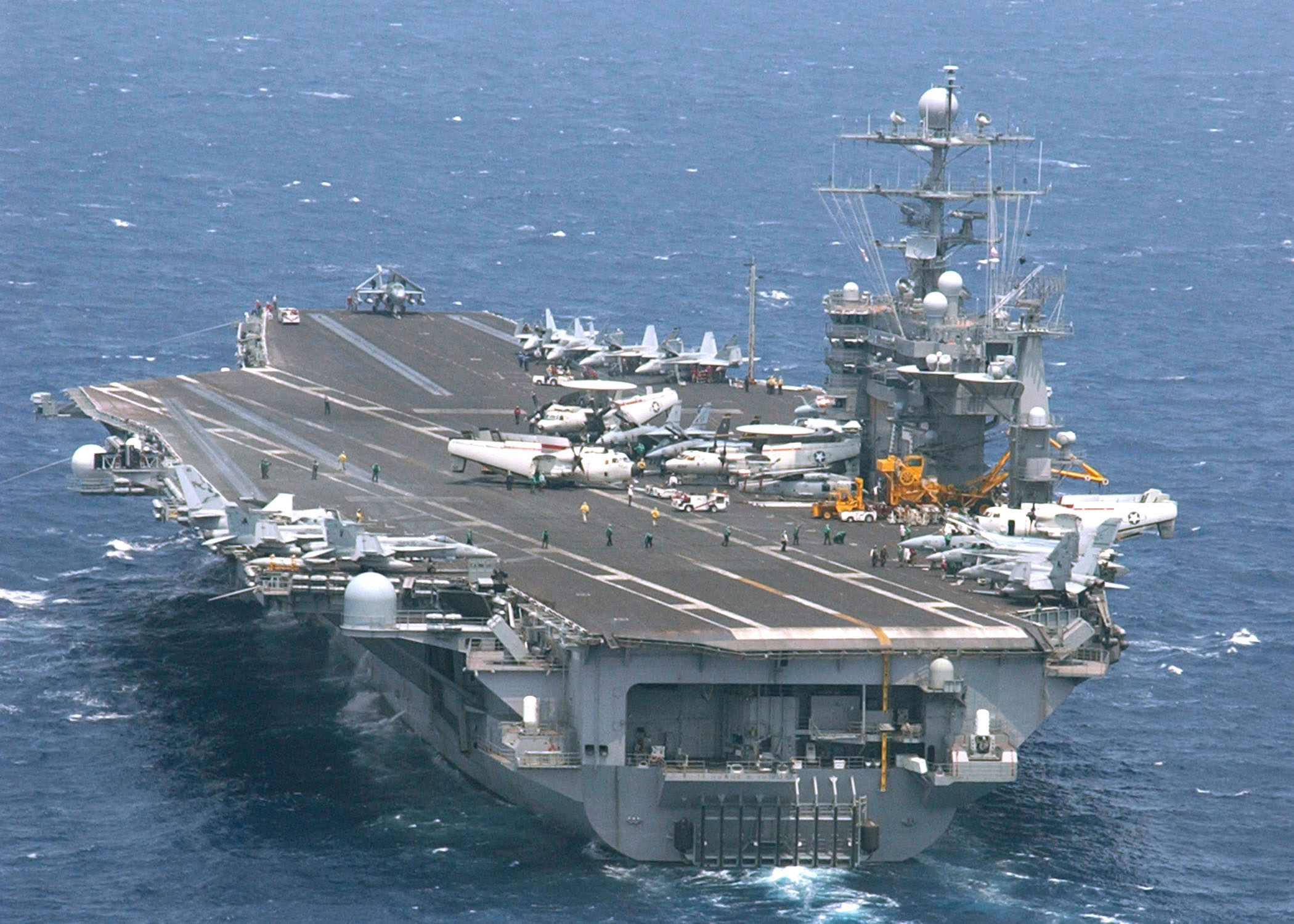 File:US Navy 040620-N-4308O-073 he Nimitz-class aircraft carrier USS Harry  S. Truman (CVN 75) transits along the East Coast while participating in  Summer Pulse 2004.jpg - Wikimedia Commons