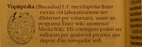 Viquipèdia al Viccionari