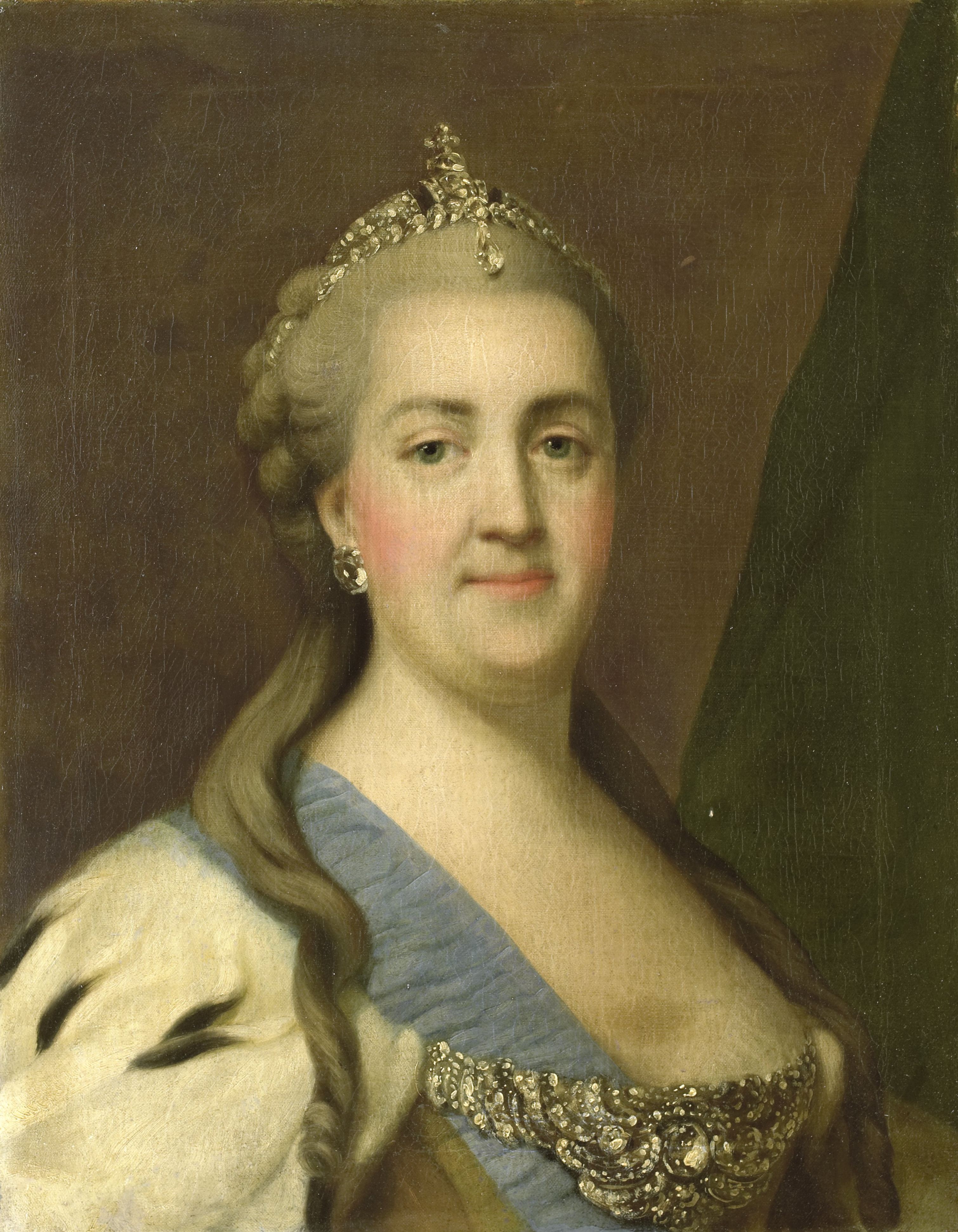 Великие правительницы россии. Вигилиус Эриксен портрет Екатерины II.