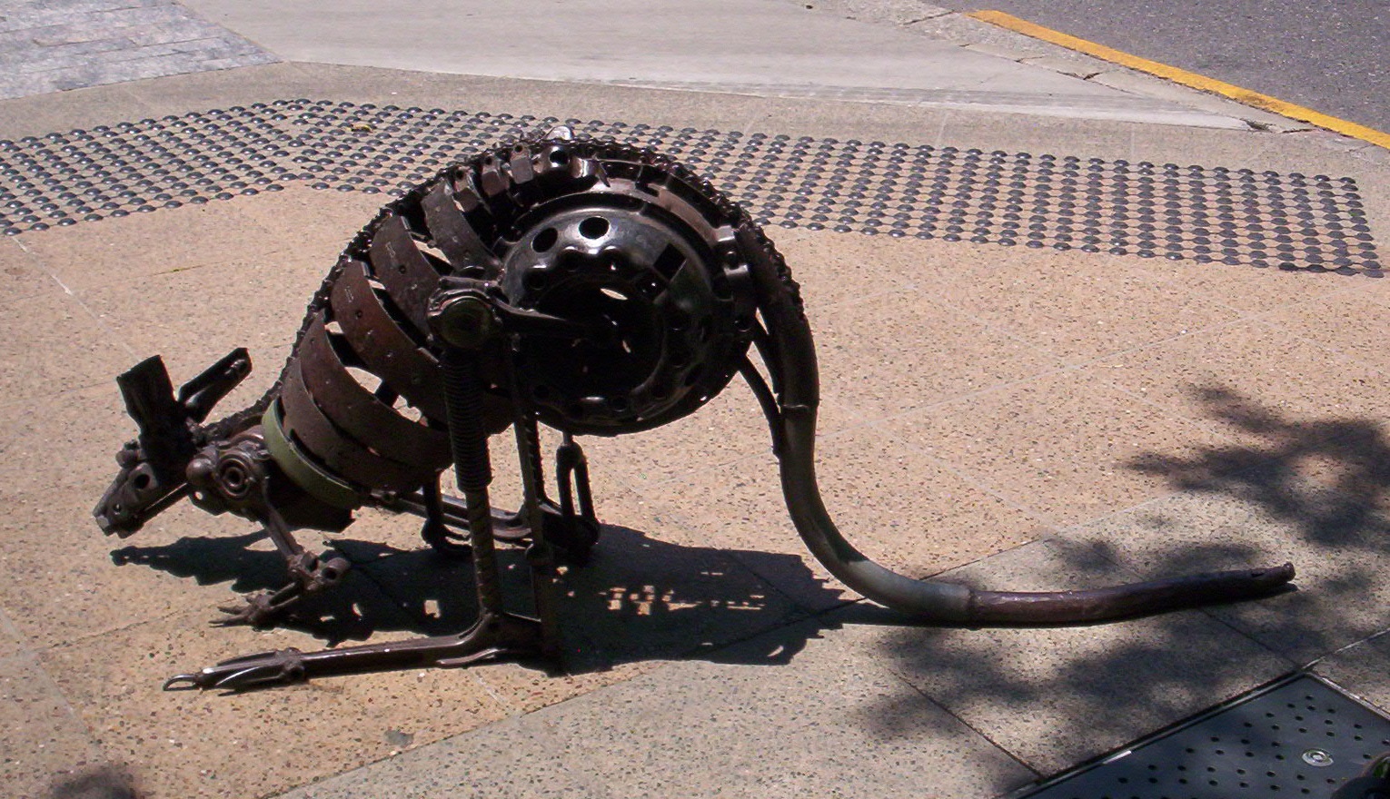 ''City Roo'' sculpturein [[George Street, Brisbane