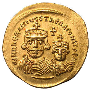  Heraclius and Heraclius Constantine solidus 