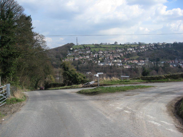 File:Holly Lane - Junction with Whitewells Lane - geograph.org.uk - 1191059.jpg