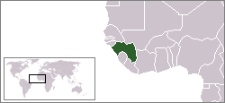 Lokasi Guinea