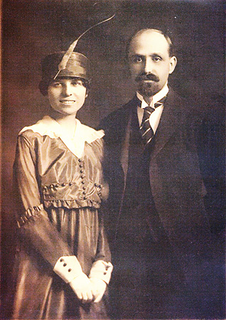 Retrato de boda de Juan Ramón Jiménez y Zenobia Camprubí (2 de marzo de 1916, Nueva York).
