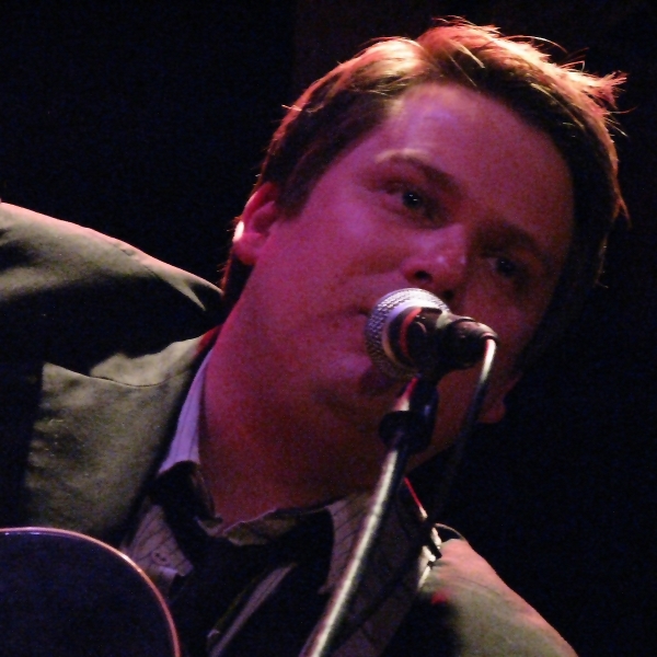 Sean Watkins playing with [[Fiction Family]], at the [[Bowery Ballroom]] in New York City.