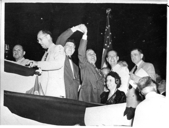 File:Senator Harry S. Truman at the Democratic National Convention 64-1953.jpg