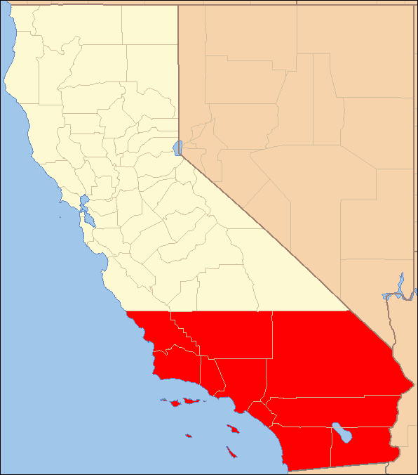 southern California separates 