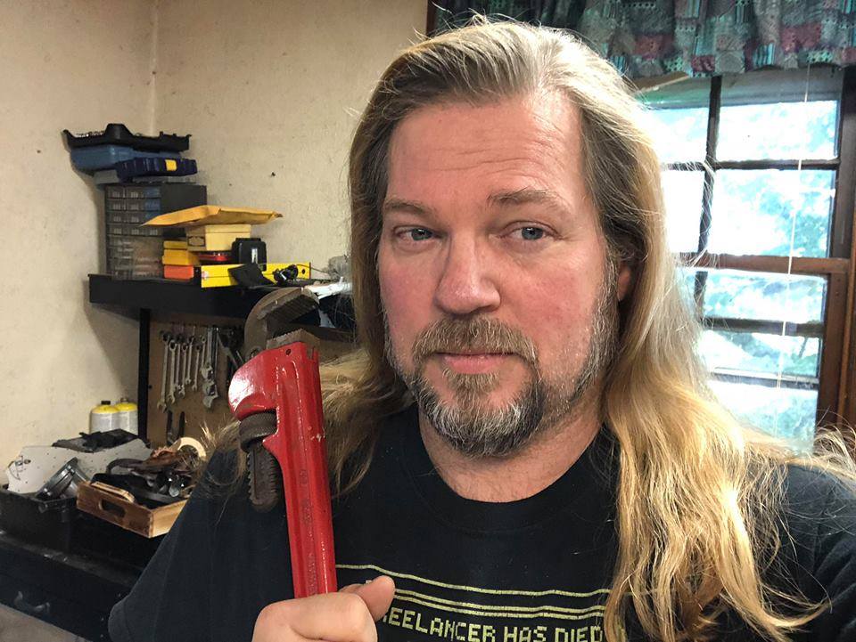 Thomas Willeford in his Studio.