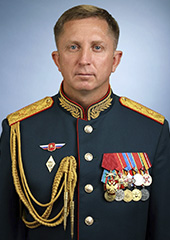 A portrait of Yakov Rezantsev, who reportedly became the seventh Russian general officer to be killed in Ukraine during the 2022 Chornobaivka attacks on 25 March Yakov Rezantsev.jpg