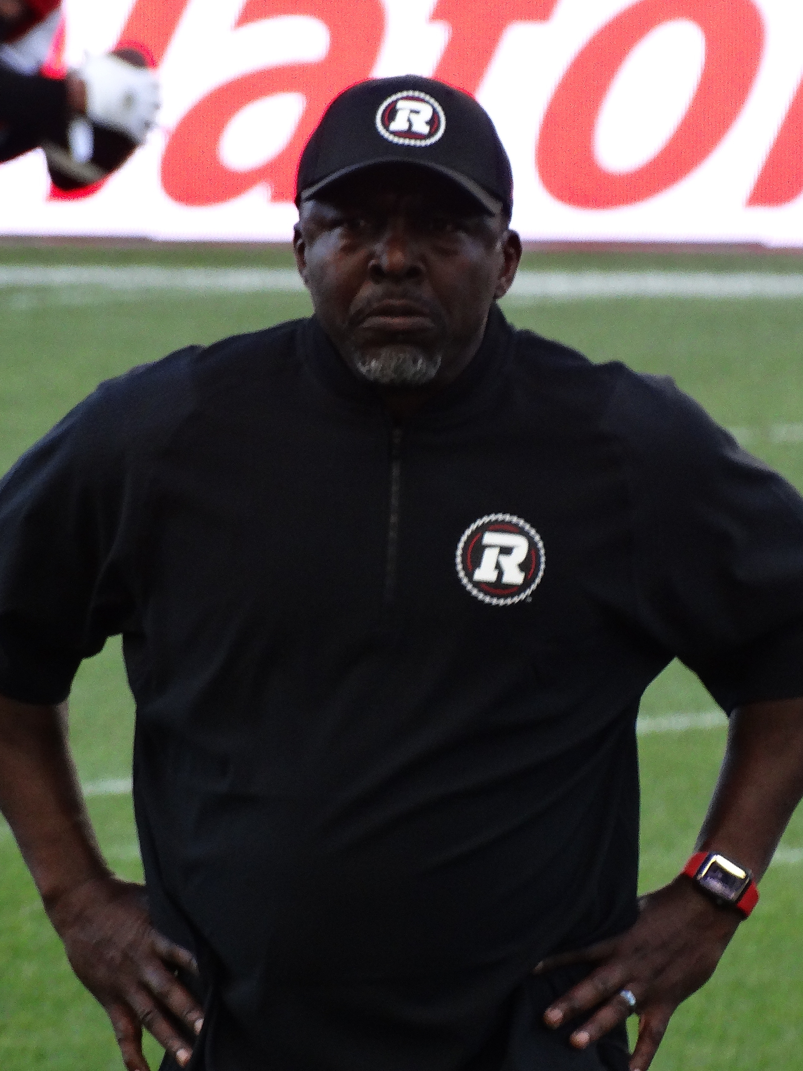 Moore with the Redblacks in 2023