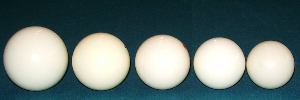 Clay Billiard Balls 