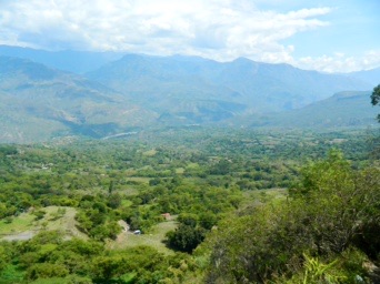 View of Chicamocha Canyon