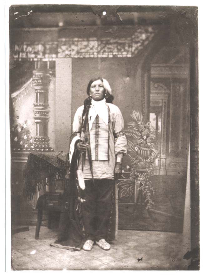 Crazy Horse (Caballo loco), en 1877.