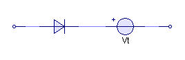 Ideal diode with a series voltage source. Diode Modelling Image6.jpg