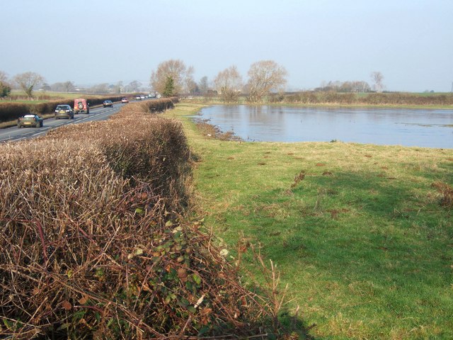 File:Flooded field beside A37 - geograph.org.uk - 636123.jpg