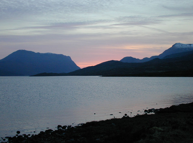 File:Lochan Fada at sunset - geograph.org.uk - 638801.jpg