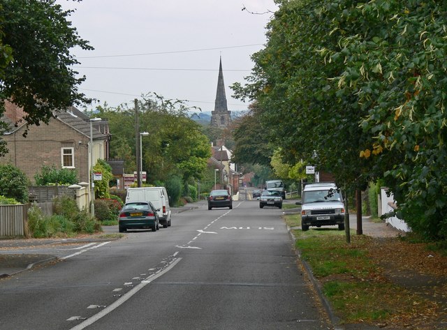 File:Looking along Ashby Road, Kegworth - geograph.org.uk - 557744.jpg