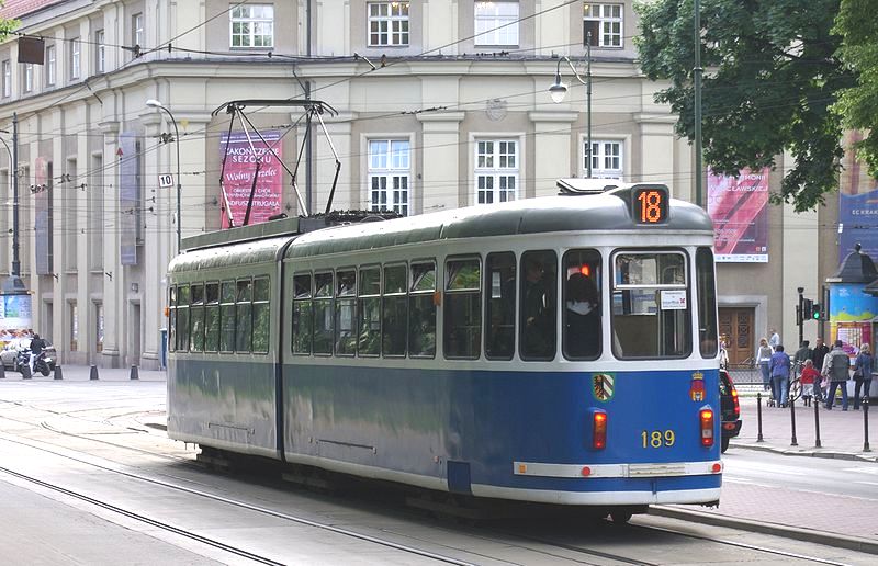 File:MAN GT6 189, tram line 18, Cracow, 2009.jpg