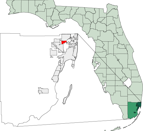 File:Map of Florida highlighting Opa Locka.png