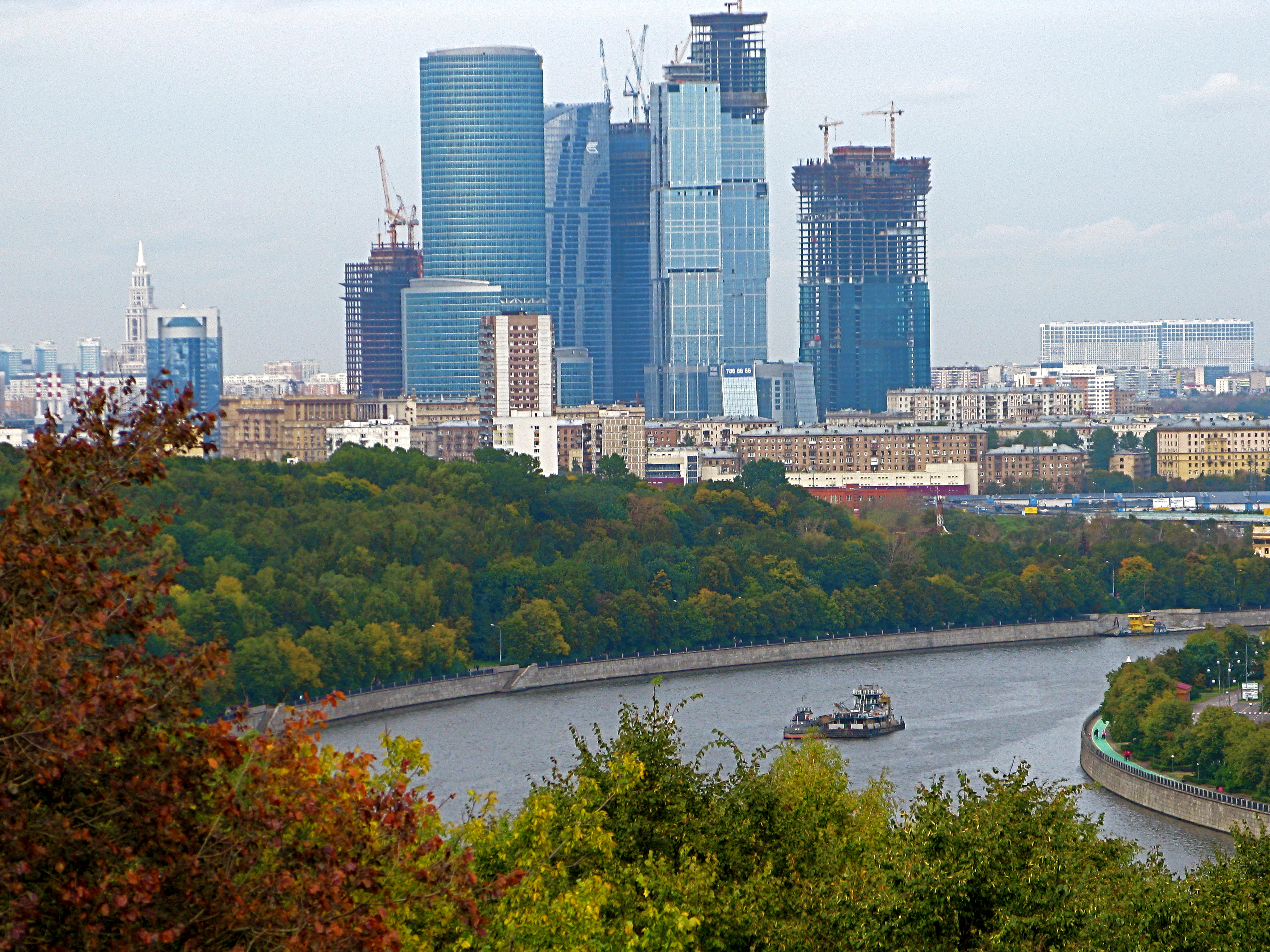 москва река с горы