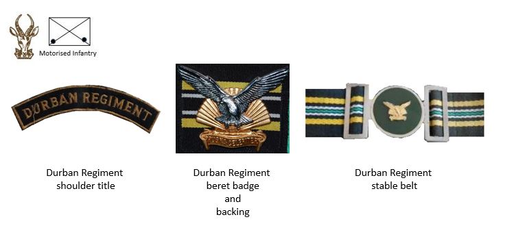 SADF era Durban Regiment insignia SADF era Durban Regiment insignia.jpg